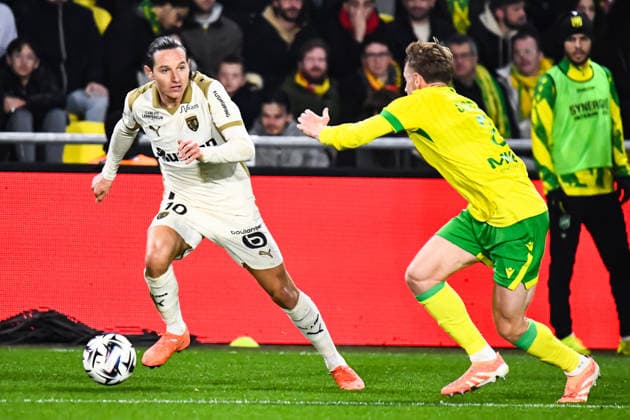 FOOTBALL : FC Nantes vs RC Lens - Ligue 1 - JournÃ e 15 - 06 12 2025 Florian Thauvin (RC Lens) NantesFrance  Copyright: xBaptistexAutissierx