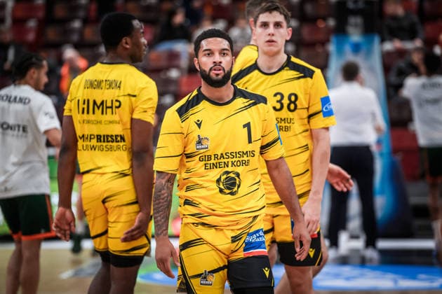 Darnell Edge (MHP RIESEN Ludwigsburg, 01) - neu im Team GER, MHP Riesen Ludwigsburg - VET-CONCEPT Gladiators Trier, easycredit BBL, Basketball, Bundesliga, 9. Spieltag, Spielzeit 2025 2026, 06.12.2025 GER, MHP Riesen Ludwigsburg - VET-CONCEPT Gladiators Trier, easycredit BBL, Basketball, Bundesliga, 9. Spieltag, Spielzeit 2025 2026, 06.12.2025 Ludwigsburg Copyright: xSandyxDinkelackerx EP_SDR