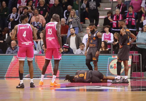 Telekom Baskets Bonn vs. am Boden Kevin Yebo NINERS Chemnitz 9. Speiltag - Saison 2025 26