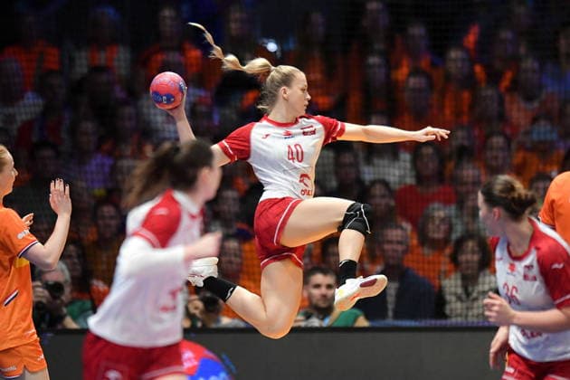 2025.12.06 Rotterdam pilka reczna kobiet Mistrzostwa Swiata Polska - Holandia N z Daria Michalak Foto Lukasz Laskowski PressFocus 2025.12.06 Rotterdam IHF WomenÕs Handball World Championship, WM, Weltmeisterschaft Poland vs Netherlands Daria Michalak Credit: Lukasz Laskowski PressFocus NEWSPIX.PL --- newspix.pl 