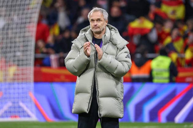 Madrid, Deutschland 02. Dezember 2025: UEFA Nations League Women - Finale Rückrunde - 2025 - Spanien vs. Deutschland Im Bild: Bundestrainer Christian Wück Wueck (Deutschland) Riyadh Air Metropolitano Copyright: xFotostandx xFantinix