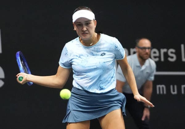 December 6, 2025, Trelaze, Bretagne, France: KamillaRakhimova lors de l Open d Angers 1 2 Finale Femmes 2025, le 6 do cembre 2025 o Tro laze, France - Photo : Trelaze France - ZUMAl193 20251206_zsp_l193_173 Copyright: xLaurentxLairysx