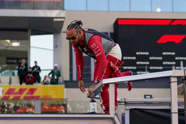 FORMULA ONE ABU DHABI GRAND PRIX 2025 Lewis Hamilton 44 (GBR), Scuderia Ferrari SF-25 during the drivers parade. Race Day at the Formula One Etihad Airways Abu Dhabi Grand Prix 2025 at the Yas Marina Circuit, Yas Island, United Arab Emirates on 7 December 2025 Credit: Eleanor Hoad Every Second Media Editorial use only. All images are copyright Every Second Media Limited. No images may be reproduced without prior permission. Copyright: xIMAGO EveryxSecondxMediax ESM-1696-0038 EleanorxHoadx xEveryxSecondxMediax