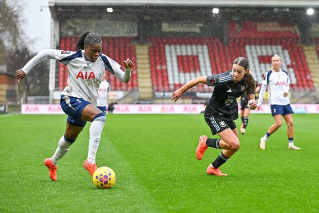 Jessica Naz (7 Tottenham) in action during the Barclays Women s Super League game between Tottenham Hotspur vs Aston Villa at BetWright Stadium in London , England. Copyright: xYaroslavxDunkax xSPPx Sportspressphoto_SPR71566