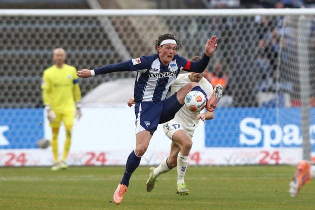 07.12.2025, xtgx, Fussball 2. Bundesliga, Hertha BSC Berlin - 1. FC Magdeburg emspor, v.l. Fabian Reese (Hertha, 11) (DFL DFB REGULATIONS PROHIBIT ANY USE OF PHOTOGRAPHS as IMAGE SEQUENCES and or QUASI-VIDEO) Berlin