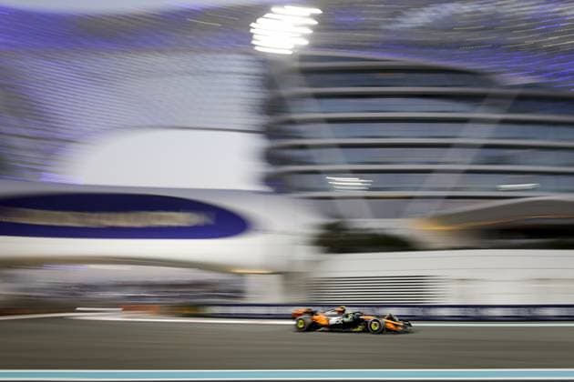 ABU DHABI - Lando Norris (McLaren) in action at the Yas Marina Circuit during the Abu Dhabi Grand Prix. ANP SANDER KONING xVIxANPxSportx xxANPxIVx 544174844 originalFilename: 544174844.jpg
