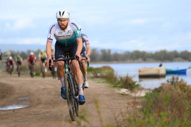 Dutch Joris Nieuwenhuis pictured in action during the men s elite race of the Cyclocross World Cup, in Terralba, Sardinia, Italy, Sunday 07 December 2025, stage 3 (out of 12) in the World Cup of the 2026-2027 season. DAVIDxPINTENS  x147186364x