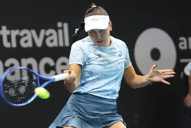 TENNIS - OPÃ‹N ANGERS WOMEN Le 07 12 2025 Kamilla Rakhimova lors de l Open d Angers Finale Femmes 2025, le 7 dÃ cembre 2025 Ã TrÃ laze, France - Photo : Laurent Lairys TrelazeFrance  Copyright: xLaurentxLairysx