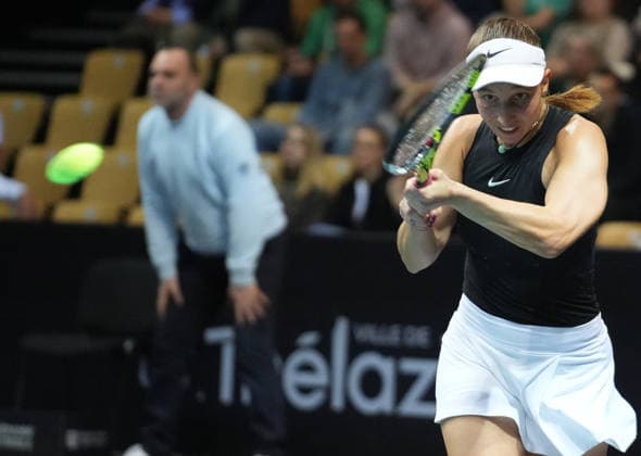 TENNIS - OPÃ‹N ANGERS WOMEN Le 07 12 2025 Tamara Korpatsch of Germany lors de l Open d Angers Finale Femmes 2025, le 7 dÃ cembre 2025 Ã TrÃ laze, France - Photo : Laurent Lairys TrelazeFrance  Copyright: xLaurentxLairysx