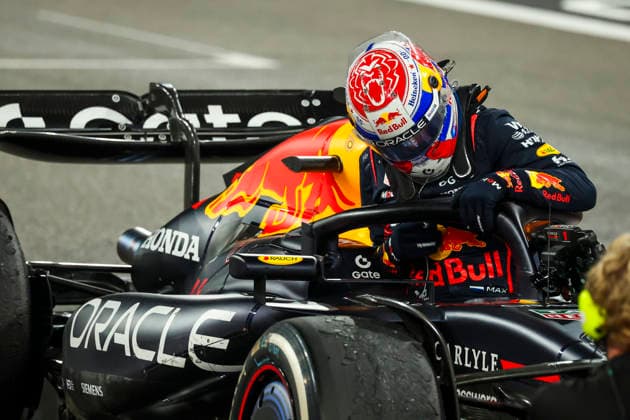 F1 - ABU DHABI GRAND PRIX 2025 VERSTAPPEN Max (ned), Red Bull Racing RB21, portrait during the 2025 Formula 1 Abu Dhabi Grand Prix, 24th round of the 2025 FIA Formula One World Championship, WM, Weltmeisterschaft from December 05 to 07, 2025 on the Yas Marina Circuit, in Abu Dhabi, United Arab Emirates - Abu DhabiUnited Arab Emirates  Copyright: xFLORENTxGOODENx