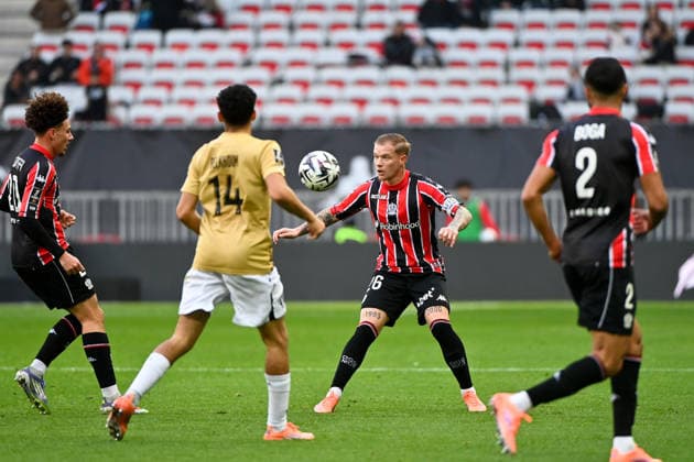 OGC Nice v Angers SCO - Ligue 1 McDonald s 2025 2026 26 Melvin BARD (ogcn) during the Ligue 1 McDonald s match between Nice and Angers at Allianz Riviera on December 7, 2025 in Nice, France. Nice France  Copyright: xFEPx 776348225