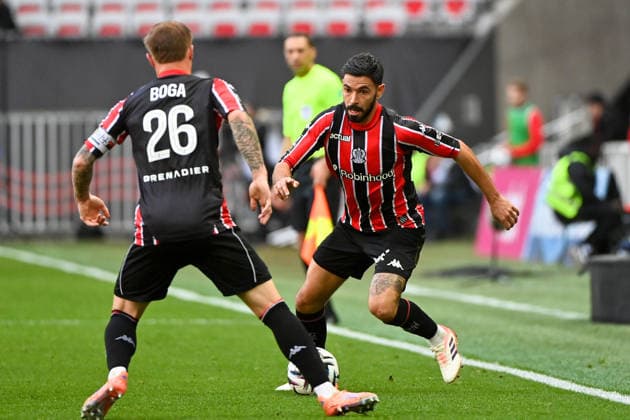 OGC Nice v Angers SCO - Ligue 1 McDonald s 2025 2026 08 Morgan SANSON (ogcn) during the Ligue 1 McDonald s match between Nice and Angers at Allianz Riviera on December 7, 2025 in Nice, France. Nice France  Copyright: xFEPx 776348225