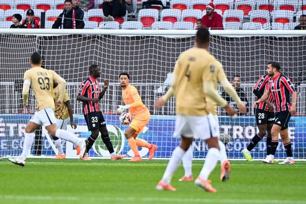 OGC Nice v Angers SCO - Ligue 1 McDonald s 2025 2026 80 Yehvann DIOUF (ogcn) during the Ligue 1 McDonald s match between Nice and Angers at Allianz Riviera on December 7, 2025 in Nice, France. Nice France  Copyright: xFEPx 776348225