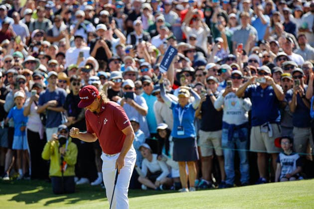 Australian Open Golf 2025 Final Results in Melbourne - 07 Dec 2025 Cameron Smith of Australia seen in action during round four of the Australian Open Golf tournament. The 2025 Australian Open concluded with Denmark’s Rasmus Neergaard-Petersen securing the championship at 15-under after a tense final round at The Australian Golf Club. The tournament delivers a dramatic finish, with top international contenders pushing the leaderboard to the final holes. Large crowds gathered across the course as fans watch one of Australia’s premier golf events come to a close for the year. Melbourne Australia Copyright: xYexMyoxKhantx xSOPAxImagesx YeMyoKhant_34