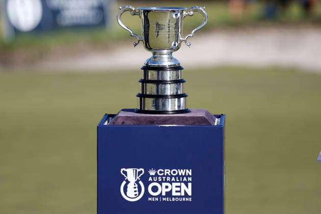 Australian Open Golf 2025 Final Results in Melbourne - 07 Dec 2025 A general view of the Australian Open Golf trophy on display. The 2025 Australian Open concluded with Denmark’s Rasmus Neergaard-Petersen securing the championship at 15-under after a tense final round at The Australian Golf Club. The tournament delivers a dramatic finish, with top international contenders pushing the leaderboard to the final holes. Large crowds gathered across the course as fans watch one of Australia’s premier golf events come to a close for the year. Melbourne Australia Copyright: xYexMyoxKhantx xSOPAxImagesx YeMyoKhant_43
