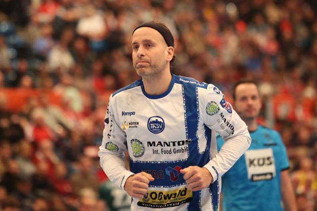 Handball Daikin Handball Bundesliga 2025 2026 - Handball Verein Hamburg vs. ThSV Eisenach Torwart Silvio Heinevetter (Eisenach), Sporthalle Hamburg Hamburg