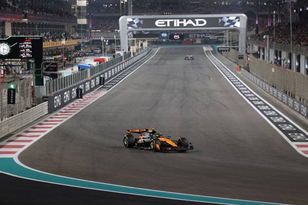 07.12.2025, Yas Marina Circuit, Abu Dhabi, Formula 1 Etihad Airways Abu Dhabi Grand Prix 2025 , im Bild Lando Norris (GBR), McLaren F1 Team (Photo by Alessandro Martellotta Hasan Bratic DeFodi Images)