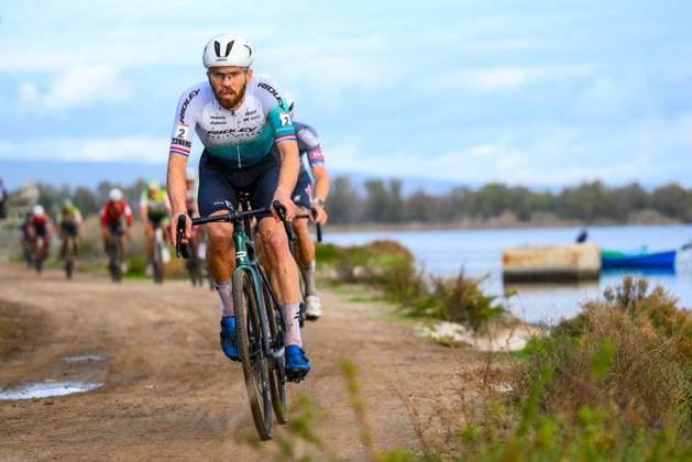 Dutch Joris Nieuwenhuis pictured in action during the men s elite race of the Cyclocross World Cup, in Terralba, Sardinia, Italy, Sunday 07 December 2025, stage 3 (out of 12) in the World Cup of the 2026-2027 season. DAVIDxPINTENS  x147208553x