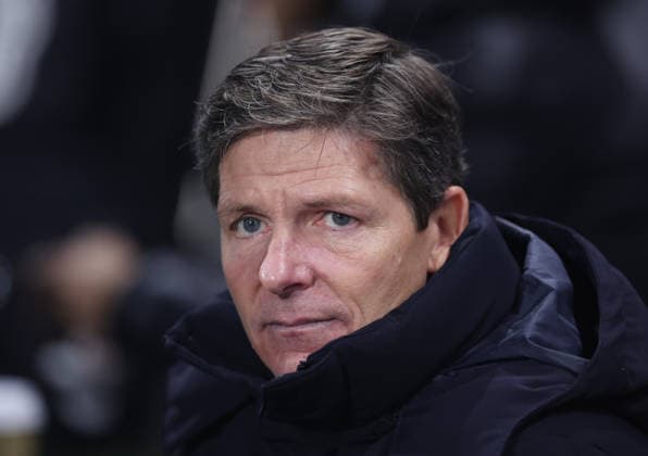 London, England, 7th December 2025. Oliver Glasner manager of Crystal Palace during the Fulham vs Crystal Palace Premier League match at Craven Cottage, London. Picture credit should read: David Klein Sportimage EDITORIAL USE ONLY. No use with unauthorised audio, video, data, fixture lists, club league logos or live services. Online in-match use limited to 120 images, no video emulation. No use in betting, games or single club league player publications. SPI_011_DK_Fulham_Palace SPI-4355-0011