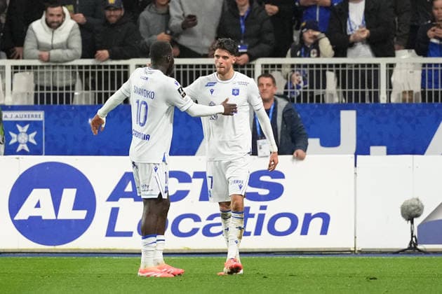 AJ Auxerre v FC Metz - Ligue 1 McDonald s 2025 2026 17 Oussama EL AZZOUZI (aja) during the Ligue 1 McDonald s match between Auxerre and Metz at Stade Abbe Deschamps on December 7, 2025 in Auxerre, France. Auxerre France  Copyright: xFEPx 776348221