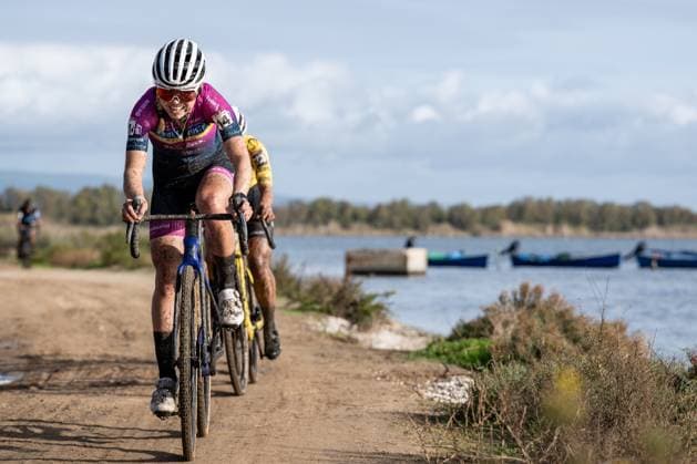 Belgian Laura Verdonschot pictured in action during the women s elite race of the Cyclocross World Cup, in Terralba, Sardinia, Italy, Sunday 07 December 2025, stage 3 (out of 12) in the World Cup of the 2026-2027 season. DAVIDxPINTENS  x147213890x