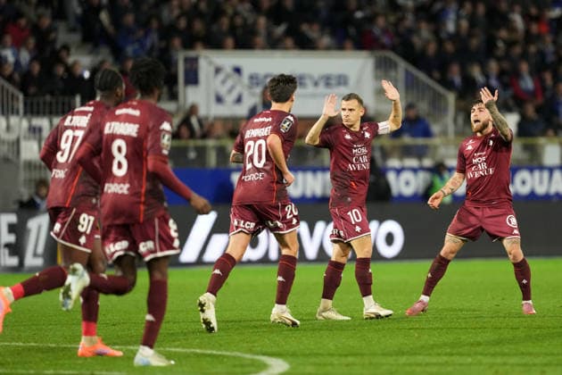 AJ Auxerre v FC Metz - Ligue 1 McDonald s 2025 2026 10 Gauthier HEIN (fcm) during the Ligue 1 McDonald s match between Auxerre and Metz at Stade Abbe Deschamps on December 7, 2025 in Auxerre, France. Auxerre France  Copyright: xFEPx 776348221