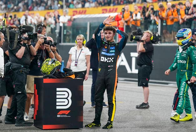FORMULA ONE ABU DHABI GRAND PRIX 2025 Lando Norris 4 (GBR), McLaren MCL39 wins the World Drivers Championship . Race Day at the Formula One Etihad Airways Abu Dhabi Grand Prix 2025 at the Yas Marina Circuit, Yas Island, United Arab Emirates on 7 December 2025 Credit: Eleanor Hoad Every Second Media Editorial use only. All images are copyright Every Second Media Limited. No images may be reproduced without prior permission. Copyright: xIMAGO EveryxSecondxMediax ESM-1696-0061 EleanorxHoadx xEveryxSecondxMediax