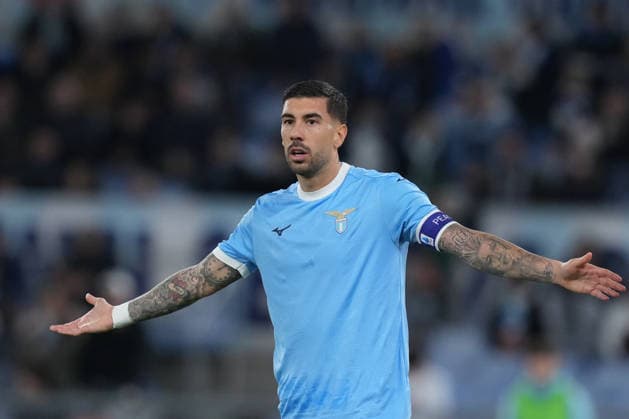Lazio™s Mattia Zaccagni during the Serie A EniLive soccer match between Lazio and Bologna at the Rome s Olympic stadium, Italy - Sunday December 7, 2025 - Soccer ( Photo by Alfredo Falcone LaPresse )  Copyright: xAlfredoxFalcone LaPressex