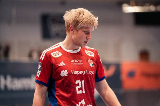Deutschland: Handball-Bundesliga, DAIKIN HBL 2025 26, 15. Spieltag Handball Verein Hamburg vs ThSV Eisenach Sporthalle Hamburg (Hamburg): Frederik Bo Andersen (HSV Hamburg, 21) Copyright: xStefanxTrochax