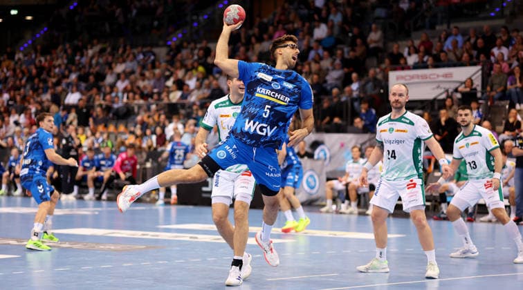 BAU 07.12.2025 Stuttgart Handball TVB Stuttgart vs. SC DHfK Leipzig, Antonio Serradilla (TVB)