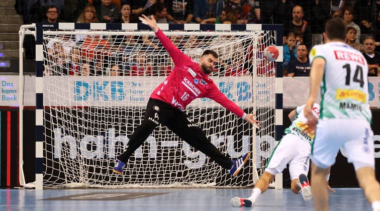 BAU 07.12.2025 Stuttgart Handball TVB Stuttgart vs. SC DHfK Leipzig, Milöjan Vujovic (TVB)