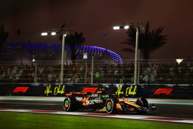 F1 - ABU DHABI GRAND PRIX 2025 04 NORRIS Lando (gbr), McLaren F1 Team MCL39, action during the 2025 Formula 1 Abu Dhabi Grand Prix, 24th round of the 2025 FIA Formula One World Championship, WM, Weltmeisterschaft from December 05 to 07, 2025 on the Yas Marina Circuit, in Abu Dhabi, United Arab Emirates - Abu DhabiUnited Arab Emirates  Copyright: xFLORENTxGOODENx