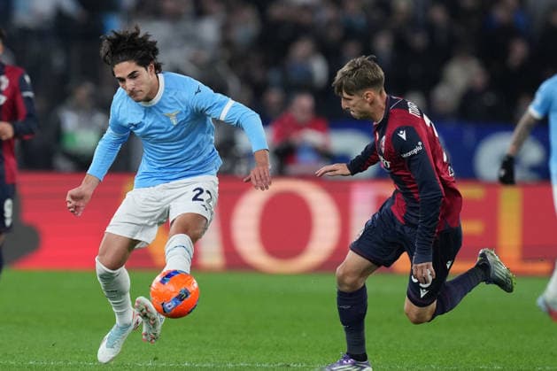 Lazio™s Matteo Cancellieri during the Serie A EniLive soccer match between Lazio and Bologna at the Rome s Olympic stadium, Italy - Sunday December 7, 2025 - Soccer ( Photo by Alfredo Falcone LaPresse )  Copyright: xAlfredoxFalcone LaPressex