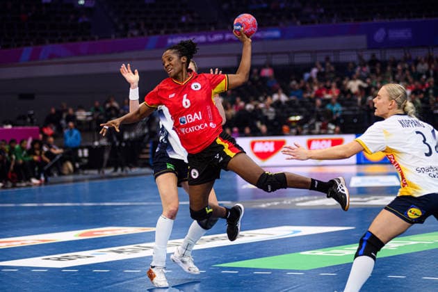 DORTMUND, GERMANY - 7 DECEMBER, 2025: Machado Juliana Jose - Women s Handball World Championship, WM, Weltmeisterschaft 2025 Angola vs Sweden at Westfallenhalle.  Copyright: xVitaliixKliuievx