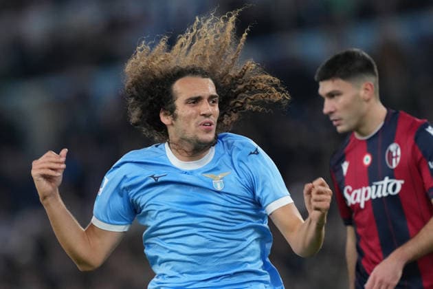 Lazio™s Matteo Guendouzi during the Serie A EniLive soccer match between Lazio and Bologna at the Rome s Olympic stadium, Italy - Sunday December 7, 2025 - Soccer ( Photo by Alfredo Falcone LaPresse )  Copyright: xAlfredoxFalcone LaPressex