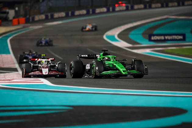 F1 - ABU DHABI GRAND PRIX 2025 27 HULKENBERG Nico (ger), Stake F1 Team Kick C45, action during the 2025 Formula 1 Abu Dhabi Grand Prix, 24th round of the 2025 FIA Formula One World Championship, WM, Weltmeisterschaft from December 05 to 07, 2025 on the Yas Marina Circuit, in Abu Dhabi, United Arab Emirates - Abu DhabiUnited Arab Emirates  Copyright: xXavixBonillax