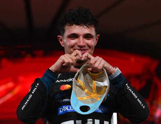 McLaren driver Lando Norris became the world champion 2025 in Yas marina International Circuit during Abu Dhabi Grand Prix in Abu Dhabi, UAE on 7th Dec, 2025  Copyright: xRanjithxKumar IPAxSportx xipa-agency.netx xx IPA_68888661 IPA_Agency_IPA68888661