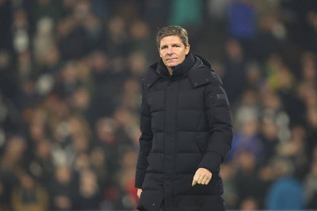 7th December 2025; Craven Cottage, Fulham, London, England; Premier League Football, Fulham versus Crystal Palace; Crystal Palace manager Oliver Glasner  KatiexChan