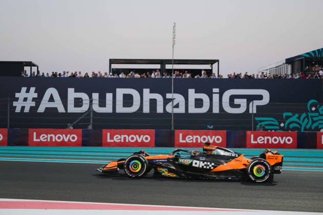F1 Grand Prix of Abu Dhabi Oscar Piastri of the McLaren Formula 1 Team participates in Race Day on Yas Island, Abu Dhabi, on December 7, 2025. Abu Dhabi United Arab Emirates  Copyright: xAhmadxAlShehabx originalFilename:alshehab-formula1251207_npUpd.jpg