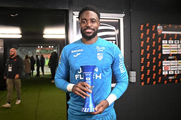 FC Lorient v Olympique Lyonnais - Ligue 1 McDonald s 2025 2026 38 Yvon-Landry MVOGO NGANOMA (fcl) during the Ligue 1 McDonald s match between Lorient and Lyon at Stade du Moustoir on December 7, 2025 in Lorient, France. Lorient France  Copyright: xFEPx 776348222