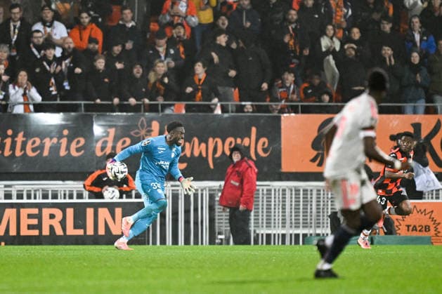 FC Lorient v Olympique Lyonnais - Ligue 1 McDonald s 2025 2026 38 Yvon-Landry MVOGO NGANOMA (fcl) during the Ligue 1 McDonald s match between Lorient and Lyon at Stade du Moustoir on December 7, 2025 in Lorient, France. Lorient France  Copyright: xFEPx 776348222