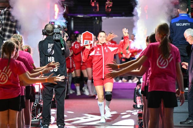 Niederlande, Handball, Weltmeisterschaft der Frauen 2025, Schweiz vs Rumänien, 07.12.2025, Ahoy Arena, Rotterdam, Niederlande, Copyright: xMarkusxVerwimpx