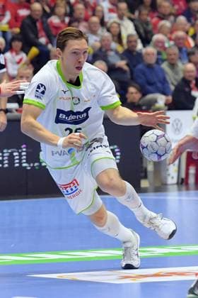 Justin Mueller (HSG Wetzlar 25) , GER, MT Melsungen - HSG Wetzlar, Handball, 1. Bundesliga, 15. Spieltag, Saison 2025 2026, 07.12.2025, GER, MT Melsungen - HSG Wetzlar, Handball, 1. Bundesliga, 15. Spieltag, Saison 2025 2026, 07.12.2025 Kassel Copyright: xEibner-Pressefotox xRolandxSippelx EP_RSL