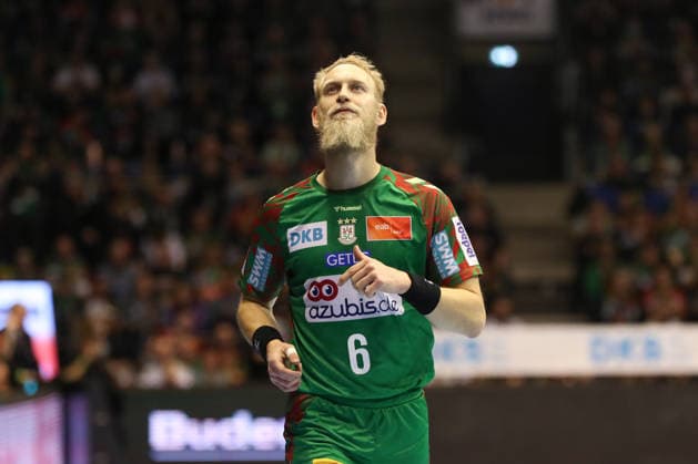 07.12.2025, xgox, Handball - Daikin HBL SC Magdeburg - FRISCH AUF! Göppingen emspor, v.l. Matthias Musche (Magdeburg, 6) Magdeburg