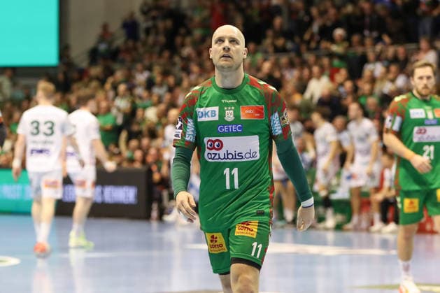 07.12.2025, xgox, Handball - Daikin HBL SC Magdeburg - FRISCH AUF! Göppingen emspor, v.l. Daniel Pettersson (Magdeburg, 11) Magdeburg