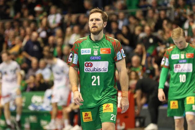 07.12.2025, xgox, Handball - Daikin HBL SC Magdeburg - FRISCH AUF! Göppingen emspor, v.l. Albin Lagergren (Magdeburg, 21) Magdeburg