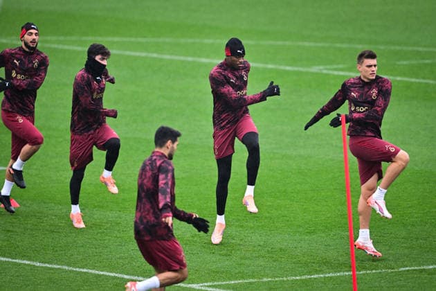 Training session of Galatasaray in Istanbul ahead of UEFA Champions League match ISTANBUL, TURKIYE - DECEMBER 08: Players attend a training session of Galatasaray in Kemerburgaz Metin Oktay Facilities, Istanbul on December 08, 2025, ahead of UEFA Champions League football match against Monaco. Cem Tekkesinoglu Anadolu Istanbul Turkey. Editorial use only. Please get in touch for any other usage.  Copyright: x2025xAnadoluxCemxTekkesinoglux