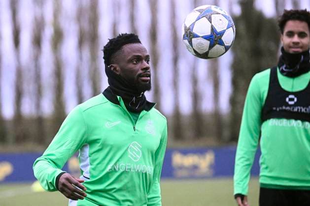 Royale Union Saint-Gilloise v Marseille - UEFA Champions League Media Activities 08 12 2025 ZAVENTEM, BELGIUM - DECEMBER 08 : Niang Ousseynou midfielder of Union Saint-Gilloise pictured during a training session ahead of the UEFA Champions League 2025 26 League Phase MD6 match between Royale Union Saint-Gilloise and Marseille on December 8, 2025 in Zaventem, Belgium, 08 12 2025 Zaventem Belgium  Copyright: xPeterxDexVoechtx