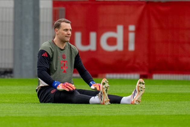 Manuel Neuer 1 (FC Bayern Muenchen), Abschlusstraining, FC Bayern Muenchen vs. Sporting Lissabon, Fussball, Champions League, 08.12.2025 Muenchen Bayern Deutschland