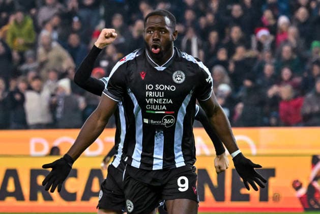 Udinese s Keinan Davis shows his disappointment during Udinese Calcio vs Genoa CFC, Italian soccer Serie A match in Udine, Italy, December 08 2025  Copyright: xAlessioxMarini IPAxSportx xipa-agency.netx xx IPA_68922965 IPA_Agency_IPA68922965